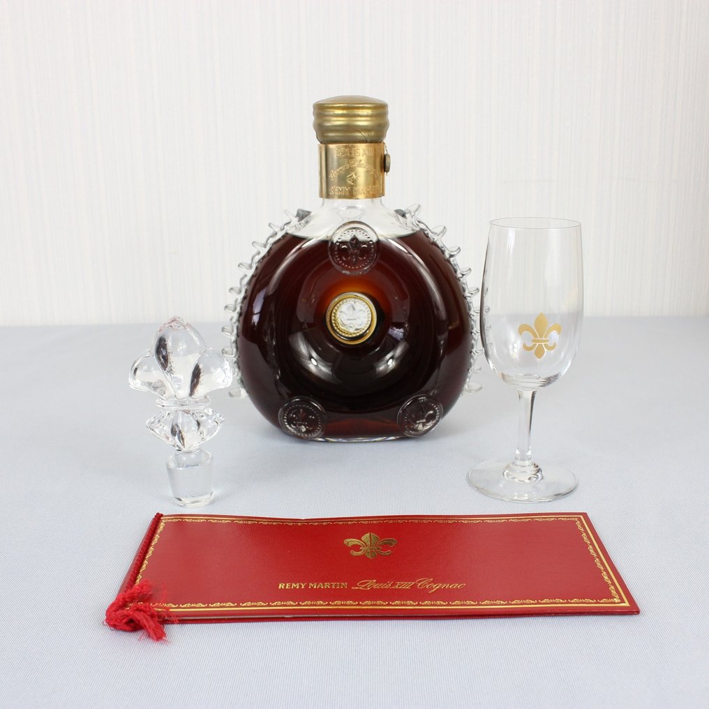 Rémy Martin - Louis XIII Baccarat Bottle with Glass  - b. 1980-talet - 70 cl #2.1