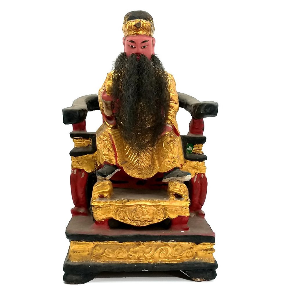 TAIWAN - Local God Hero - Lemn - China - Qing Dynasty (1644-1911) #1.1