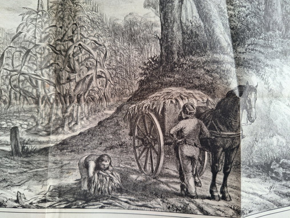 van Maanen - Het Verbouw der Mais (Turksche Weit) - 1848 #2.3
