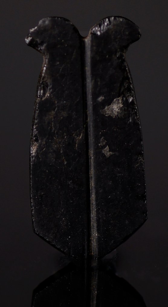 Egiptul Antic FaianÈ›Äƒ Floare de lotus, amulete cu pene de Dumnezeu Bes și Maat - 2.5 cm #2.2