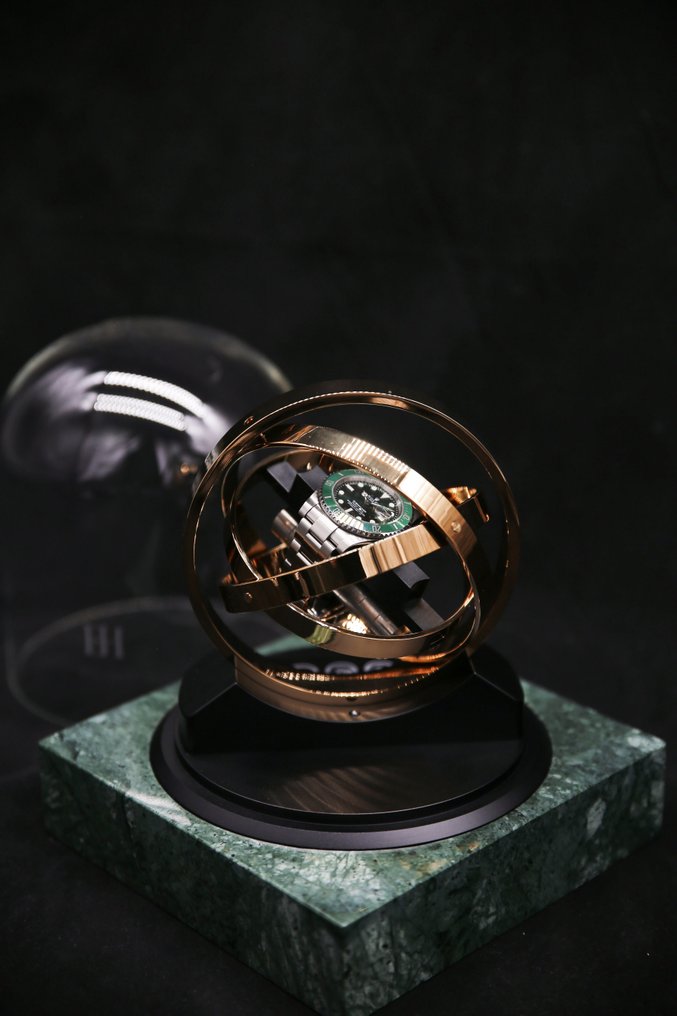 The Pulsar 360 in Green Marble - Limited Edition only 287 made - Tourbillon / Gyro / Orbit Watch - #1.0