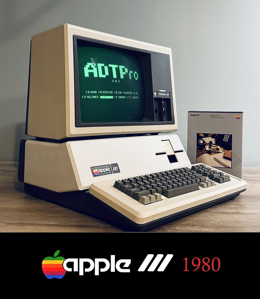 Apple III 1980 + Apple Monitor III + Boxed VisiCalc III - Very Rare - Calculator (3) - Cu cutie de schimb #1.1
