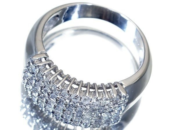 Ring Platin -  1.01 tw. Diamant  (Natürlich) #2.2