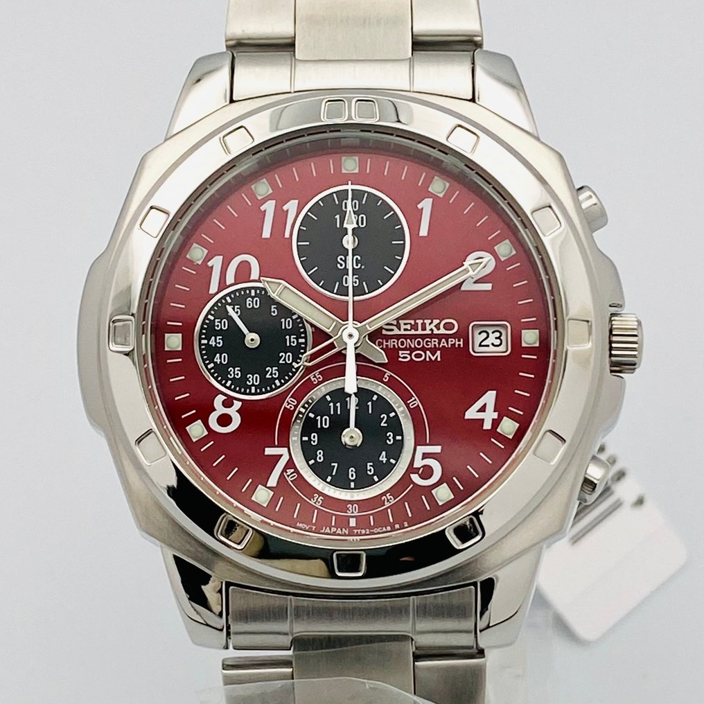 Seiko - Chronograph - Nincs minimálár - 7T92-0CA0 - Férfi - 2020+ #1.0