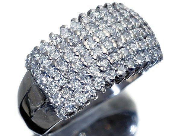 Ring Platin -  1.01 tw. Diamant  (Natürlich) #2.1