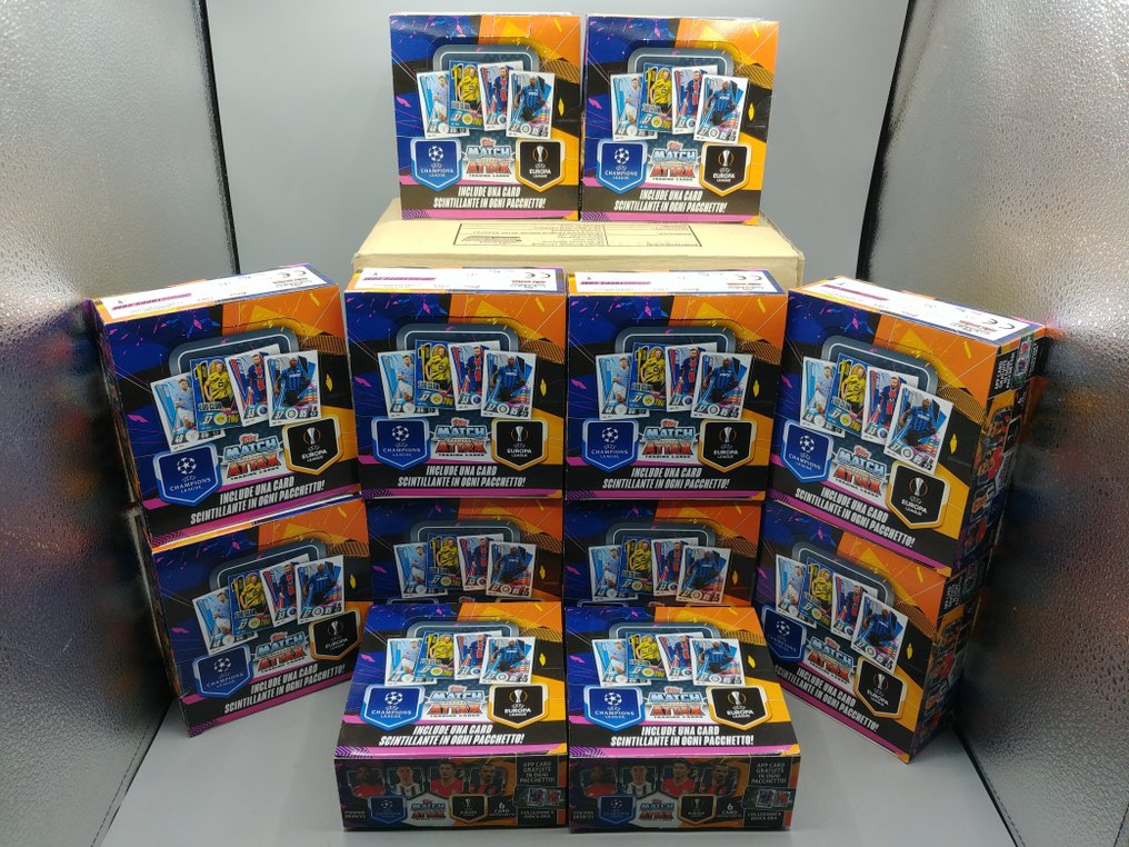 2020/21 Topps Match Attax 12 boxes in original bigbox x 30 boosters each - 1 Mixed collection - Stare aproape perfectă (NM) #1.0