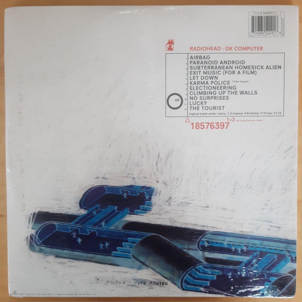 Radiohead - OK Computer (2X Vinyl M&S, Cassette, CD) - 2 x LP Album (dubbelalbum) - 1997 #1.3