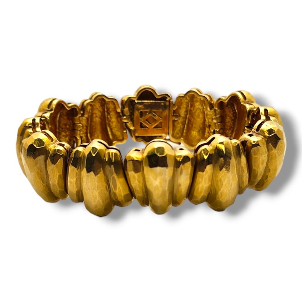 Robert Wander Winc  18K Gold Vintage Bracelet Circa 1970s Heavy 99.3 Grams - Armband Gelbgold #3.2