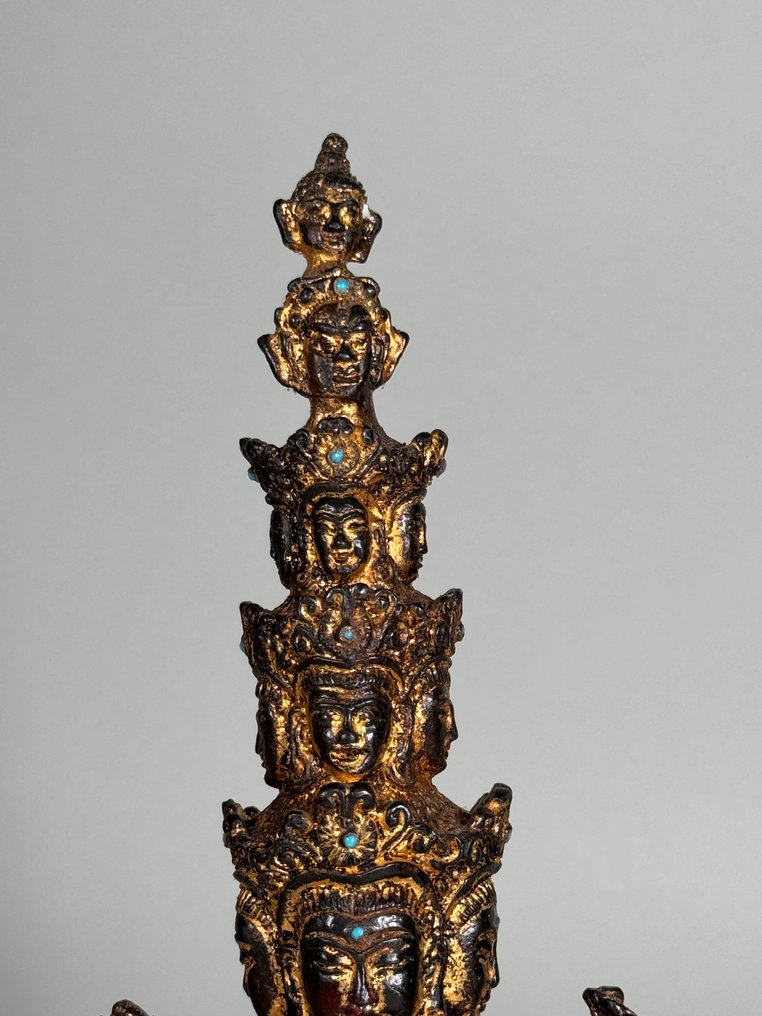 Figure - Tibetan deity - Bronze - Chine #2.1