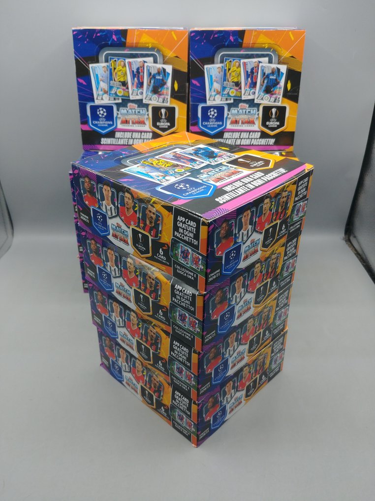 2020/21 Topps Match Attax 12 boxes in original bigbox x 30 boosters each - 1 Mixed collection - Stare aproape perfectă (NM) #3.2