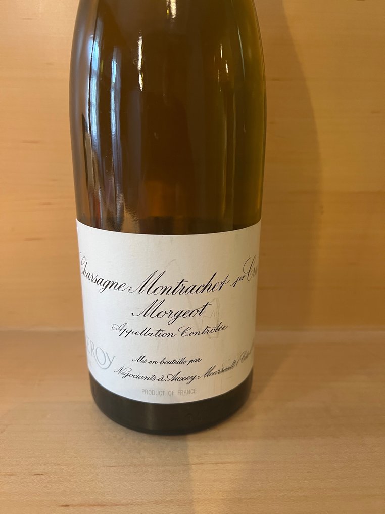 1995 Domaine Leroy, Morgeot - Chassagne-Montrachet 1er Cru - 1 Flasche (0,75Â l) #2.1