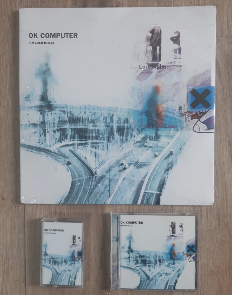 Radiohead - OK Computer (2X Vinyl M&S, Cassette, CD) - 2 x LP Album (dubbelalbum) - 1997 #1.1