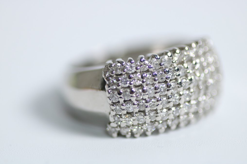 Ring Platin -  1.01 tw. Diamant  (Natürlich) #3.2