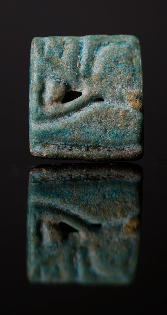 Antico Egitto Faenza Amuleti di Horus, Udjat, Pataikos e rosetta - 1.6 cm #2.2