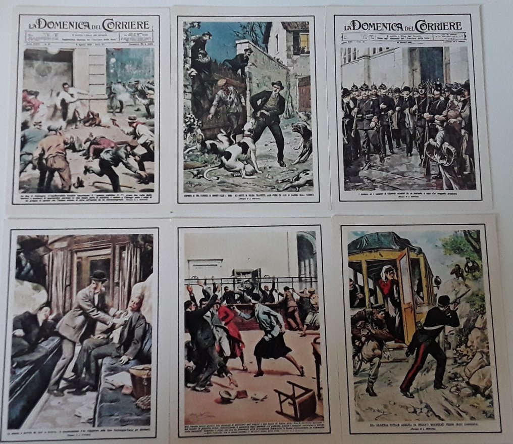Memorabilia collection - Mini covers for La Domenica del Corriere/Crime newspaper - Domenica del Corriere #2.1