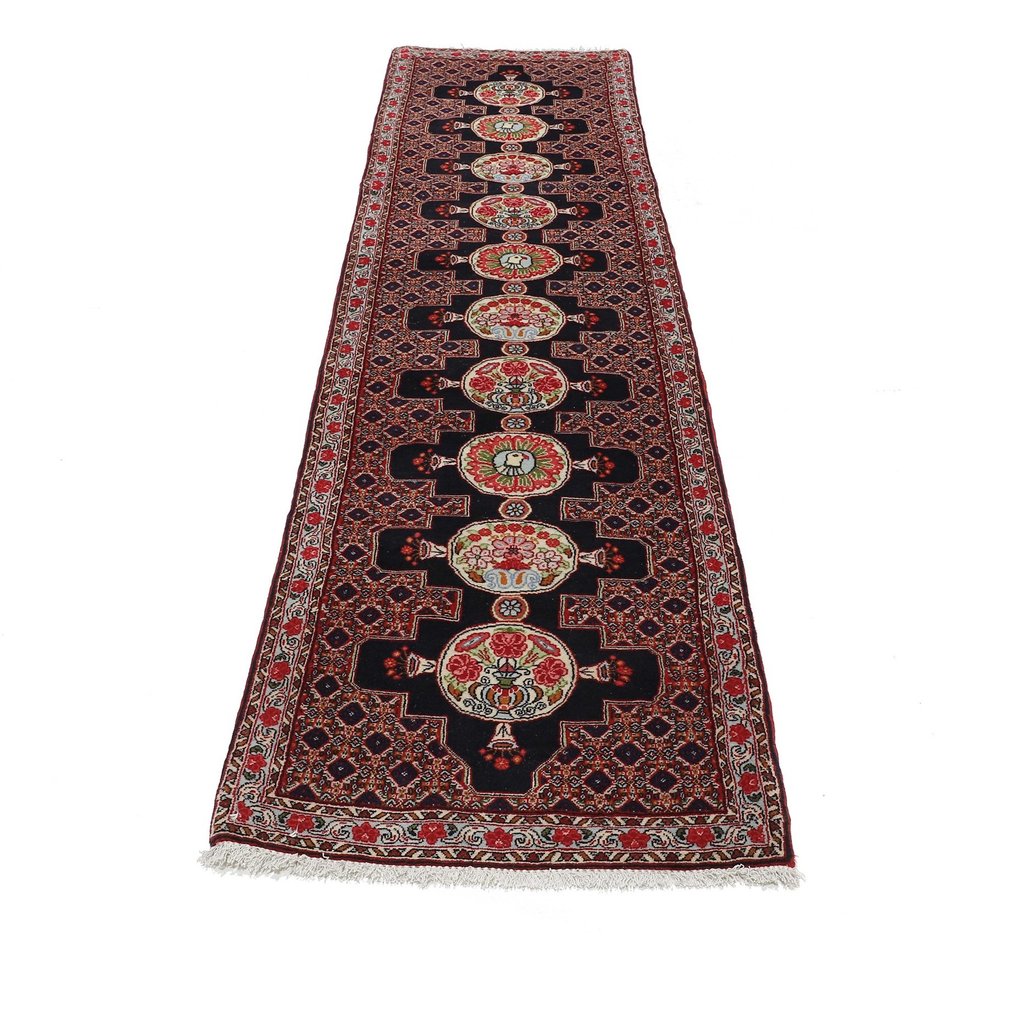 原装波斯地毯 Senneh，采用真羊毛制成。精美地毯 - 小地毯 - 305 cm - 75 cm #1.1
