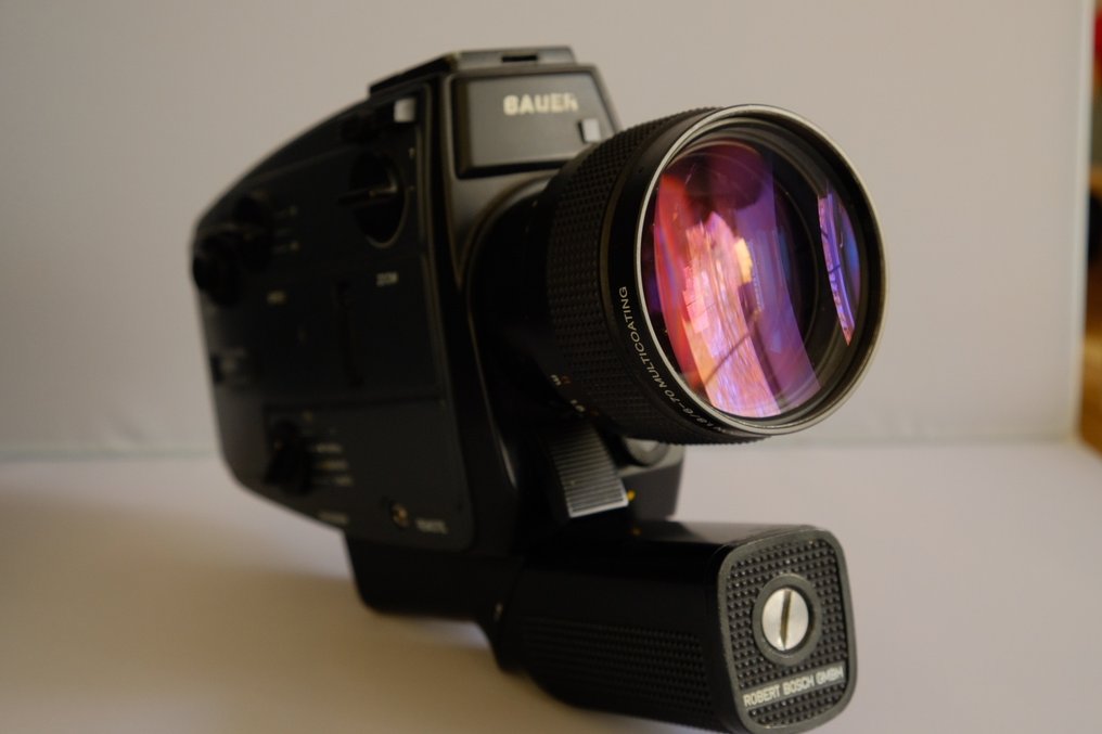 Bauer A512 super 8 camera with schneider-kreuznach macro-varidigon f1.8 6-70mm multicoating Elokuvakamera #1.1
