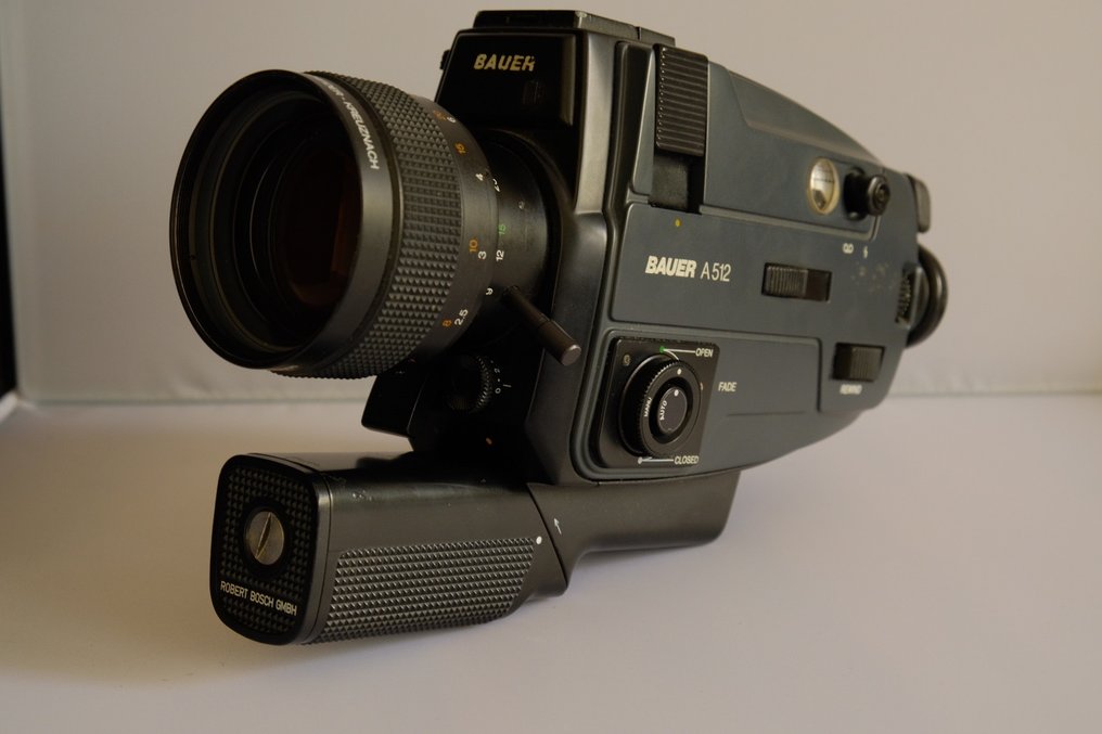 Bauer A512 super 8 camera with schneider-kreuznach macro-varidigon f1.8 6-70mm multicoating Caméra de cinéma #3.2