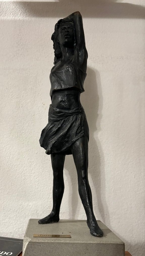 Leonardo Lucchi (1952) - Figurine - La giovinetta - Bronze #1.2