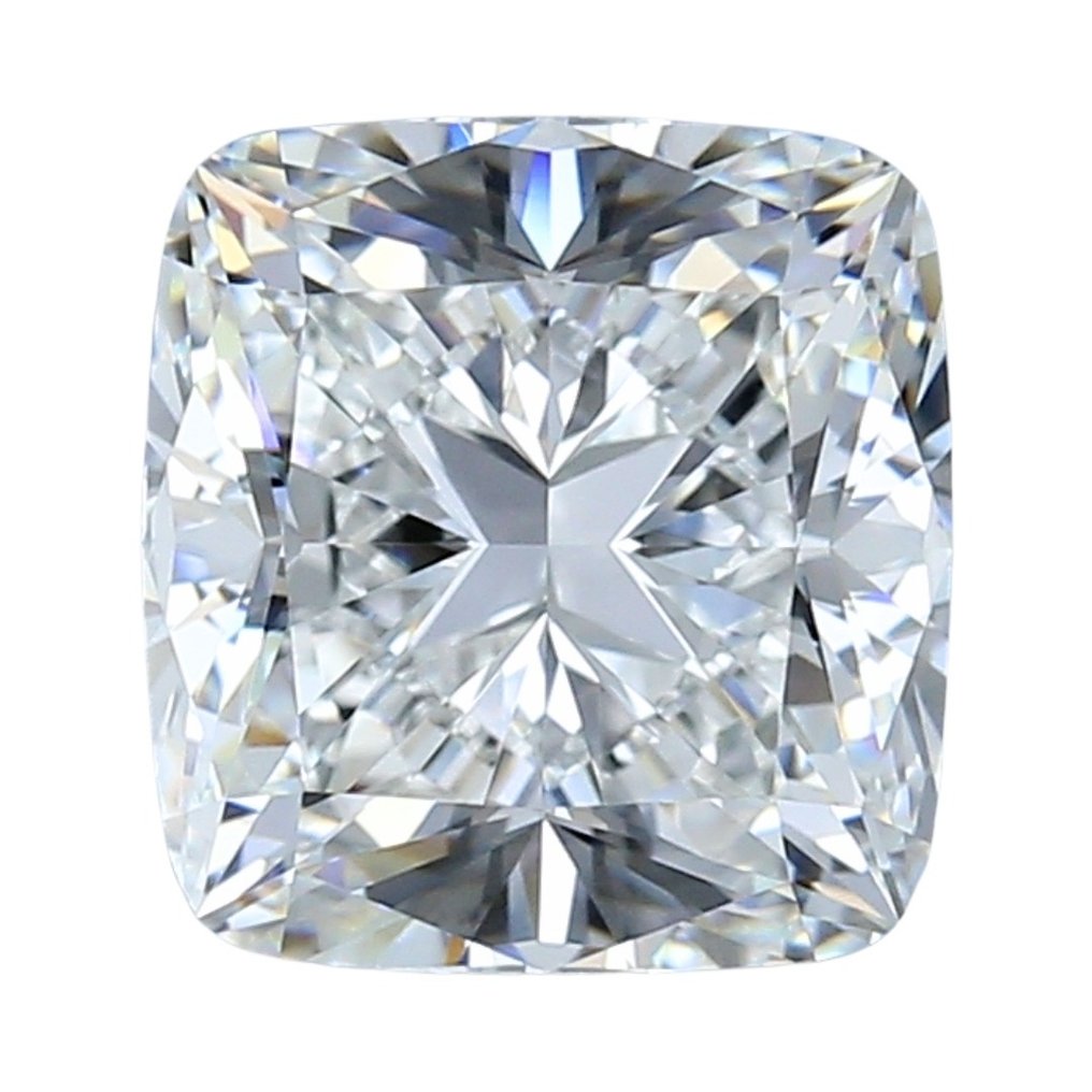 1 pcs Diamante - 4.00 ct - Brillante, Cuscino - D (incolore) - VVS2 #1.1