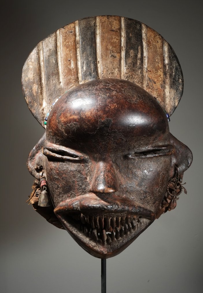 Rare mask - Kanyok - DR Congo #1.1