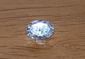 Diamant - 0.41 ct - Brilliant, Oval - E - VVS1 #1.1