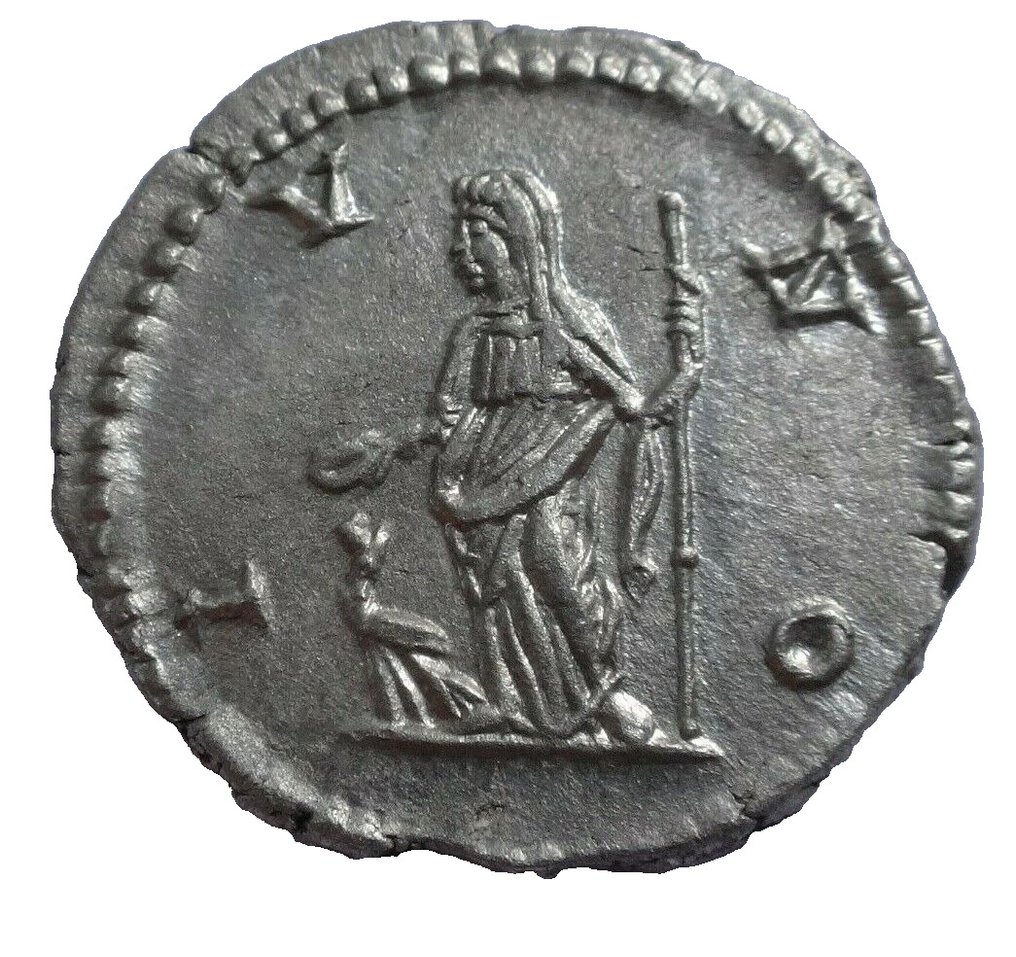 Római Birodalom. Julia Domna (Augusta, 193-217). AR. Denarius #1.1