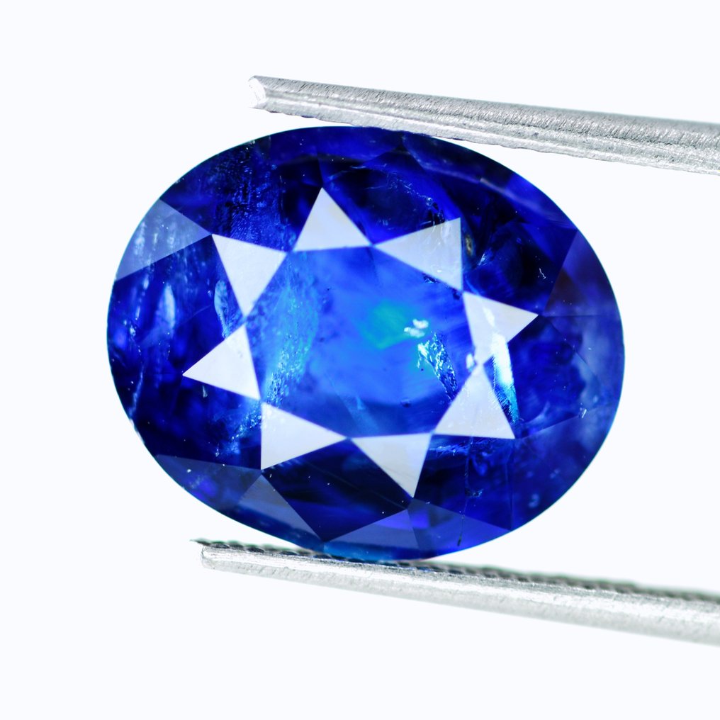 1 pcs  Blue Sapphire  - 6.51 ct - International Gemological Institute (IGI) - No heat no treat Sapphire #1.1