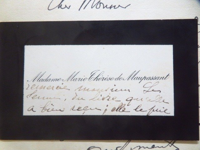 Guy de Maupassant / Louis Legrand et Marie-Thérèse de Maupassant [signé] - Cinq contes parisiens - 1905 #2.1