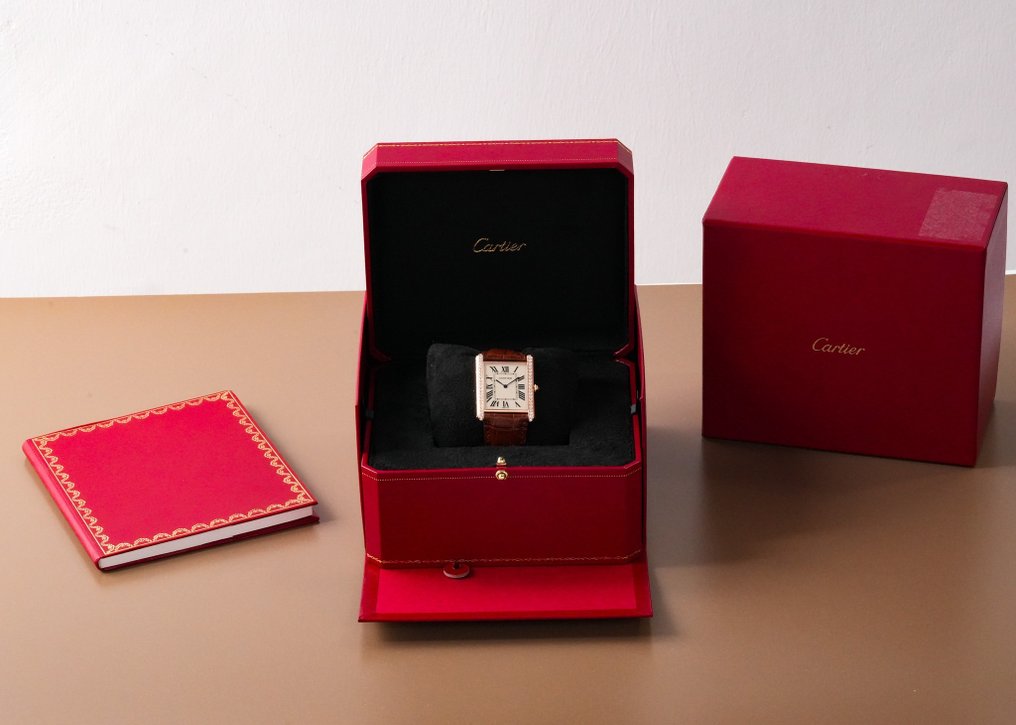 Cartier - Tank Louis Cartier XL 18k Rose Gold Diamond - WT200005 - Mężczyzna - 2011-obecnie #2.1