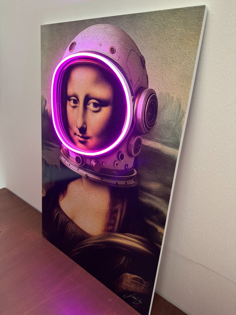 LEDMansion - Gioconda Astronaut Led Wall Art #1.0