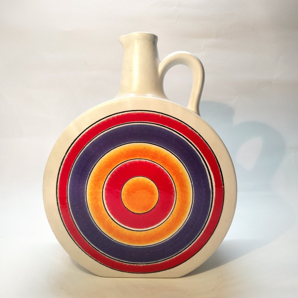 Bitossi - Aldo Londi - Vase -  Serien med fargede bånd.  - Keramikk #1.1