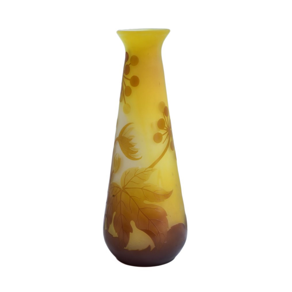 Emile Gallé - Vase -  Ombelles  - Glas #2.1