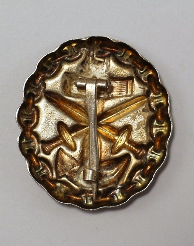 德国 - 徽章 - Naval Wound Badge with Miniature - 20世纪早期（一战期） #3.2