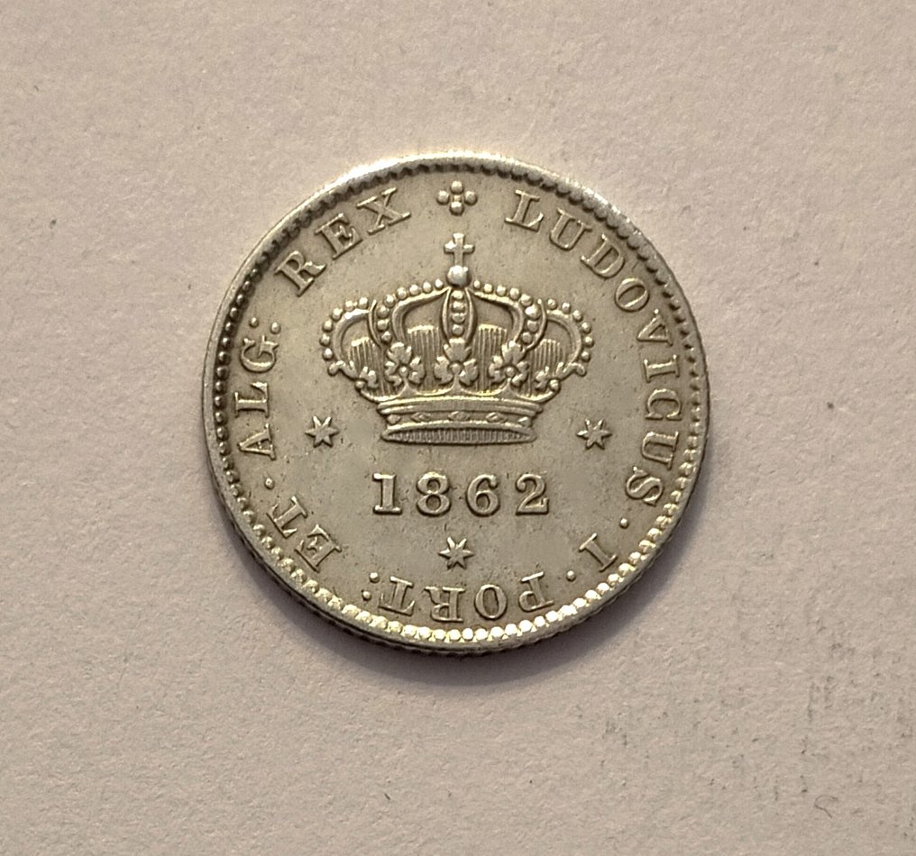 Portugal. D. Luís I (1861-1889). 50 Reis - 1862 + 1863 -  Raras (2 moedas) #1.2