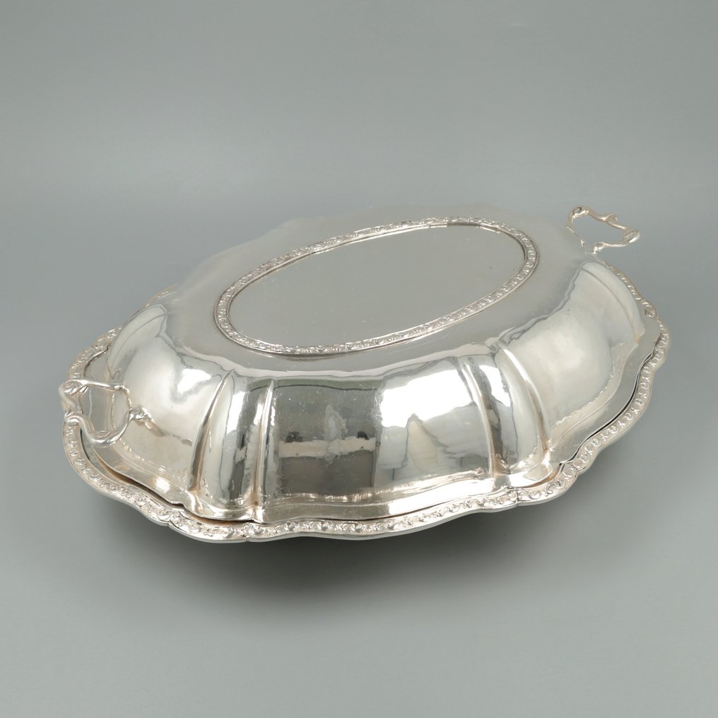 Plata Zetko, "A-double-usage" dekschaal - Σουπιέρα (1) - .900 silver #1.1