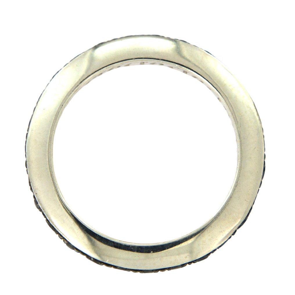 No Reserve Price - Pomellato - Ring - DoDo Silver -  0.34ct. tw. - Black Diamonds #4.3