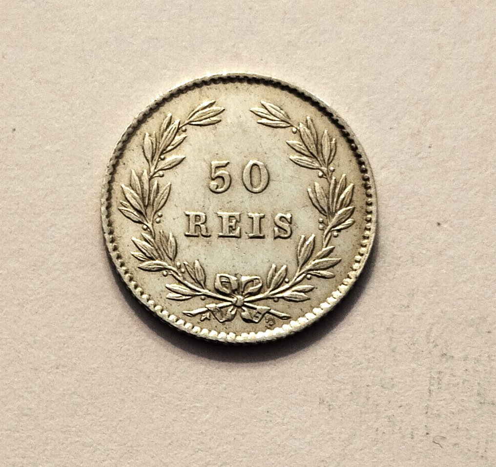 Portugal. D. Luís I (1861-1889). 50 Reis - 1862 + 1863 -  Raras (2 moedas) #2.1