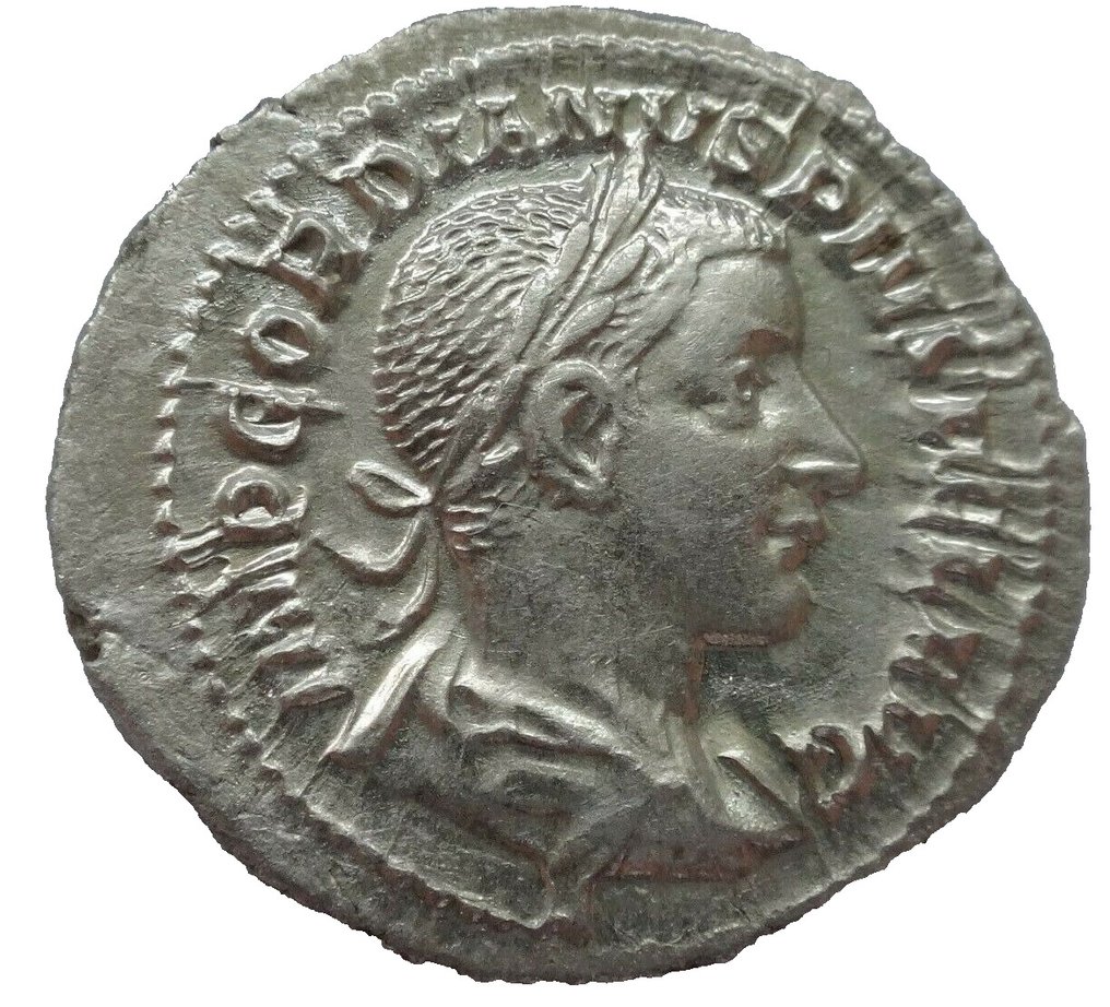 羅馬帝國. Gordian III (238-244). AR. Denarius #1.1