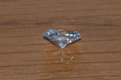 Diamant - 0.41 ct - Brilliant, Oval - E - VVS1 #2.1