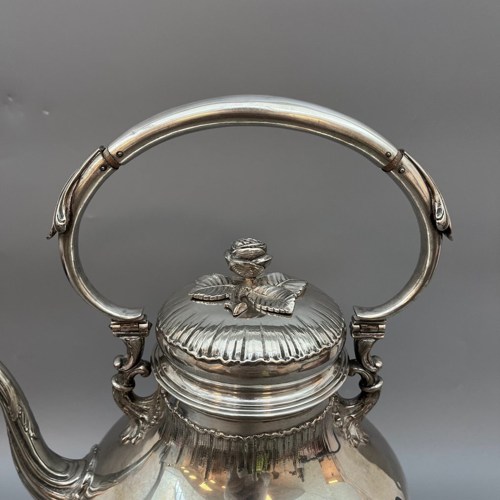 Gebr. Friedländer (Berlijn), Boulloire Warmwater ketel - 茶壶 - .750 银 #1.2