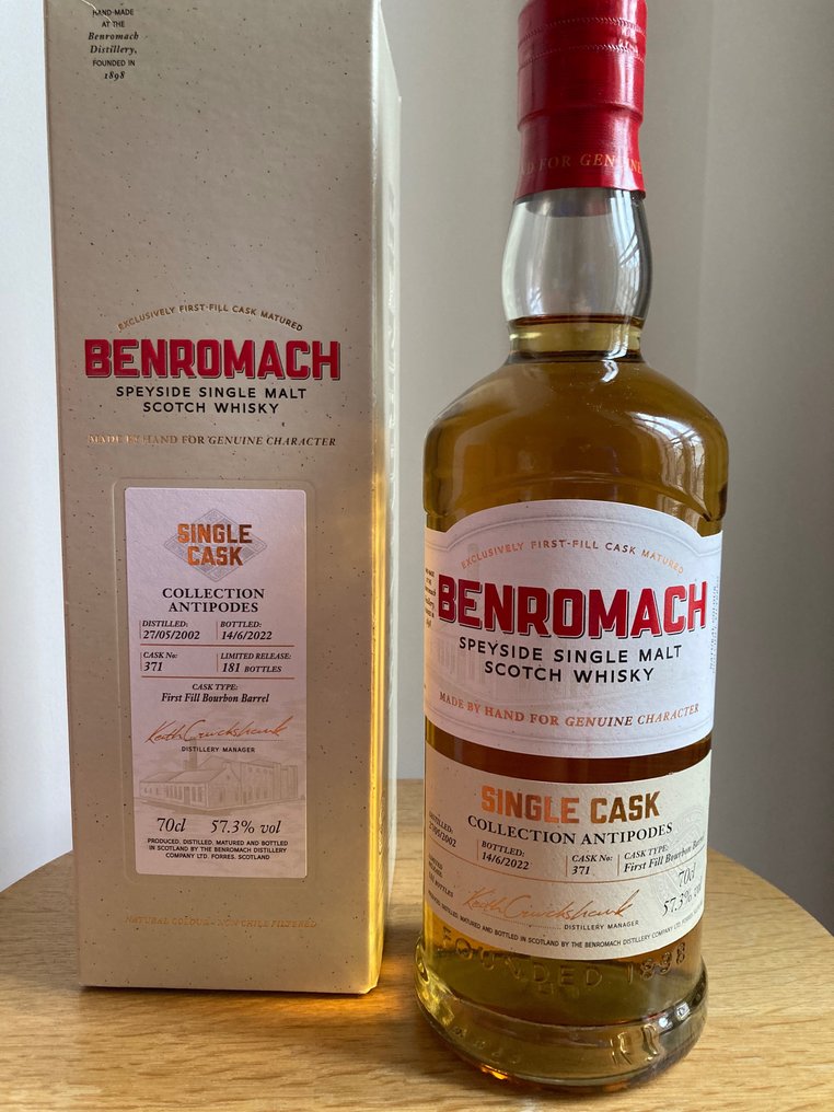 Benromach 2002 - Single Cask no. 371 Antipodes Collection - Original bottling  - b. 2022  - 70厘升 #1.1