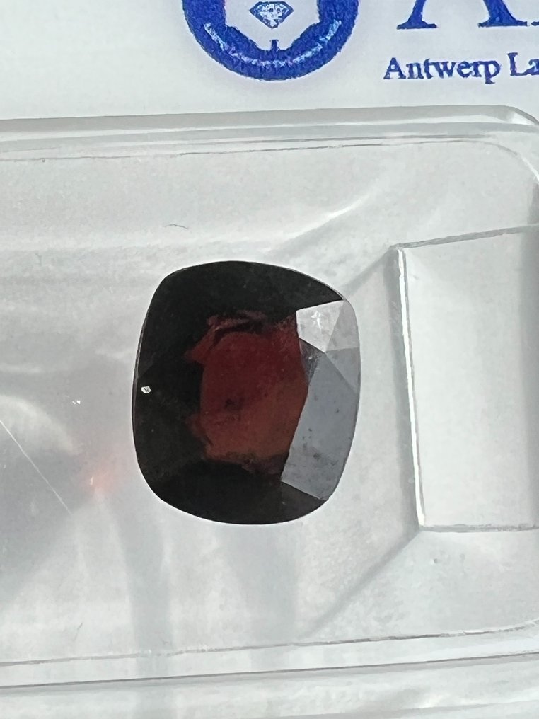 Κόκκινο, Πορτοκαλί Σπινέλιος  - 1.98 ct - Antwerp Laboratory for Gemstone Testing (ALGT) - Σκούρο Πορτοκαλί Κόκκινο #1.1