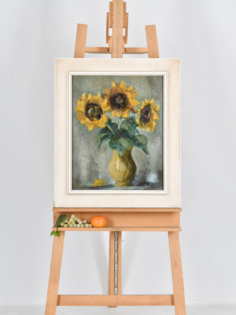 Dutch School (XX) - Sunflowers in bloom #1.2