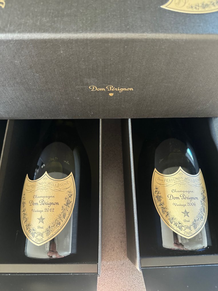 2006, 2012 Dom Perignon - Champagne Brut - 2 Flaskor (0,75L) #1.2