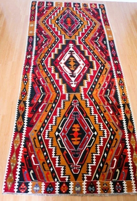 Kars Kazak - 花毯 - 353 cm - 157 cm #1.2