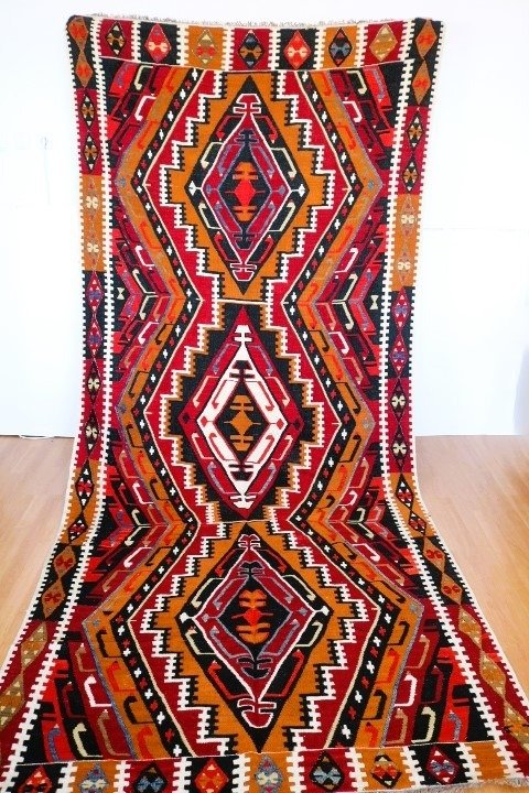 Kars Kazak - 花毯 - 353 cm - 157 cm #1.1