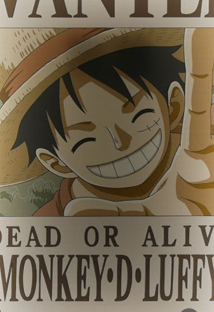 Lampada da Muro One Piece Wanted Monkey D.Luffy - Beleuchtetes Schild - Plastik #1.2