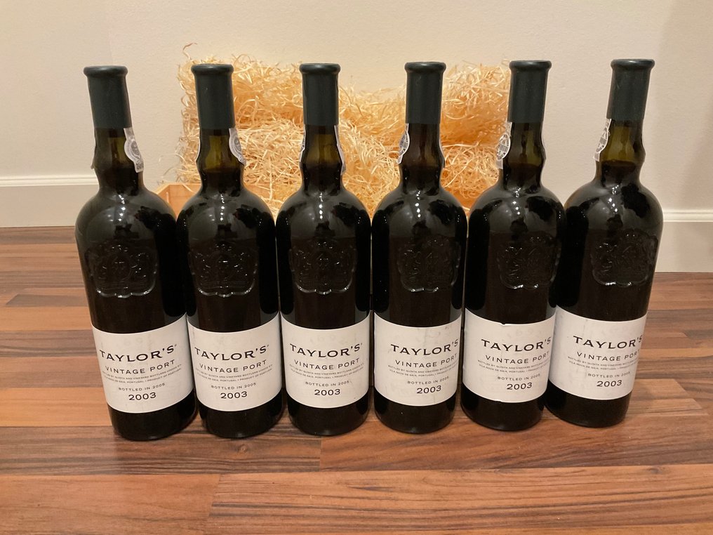 2003 Taylor's - Douro Vintage Port - 6 Bottiglie (0,75 L) #2.2