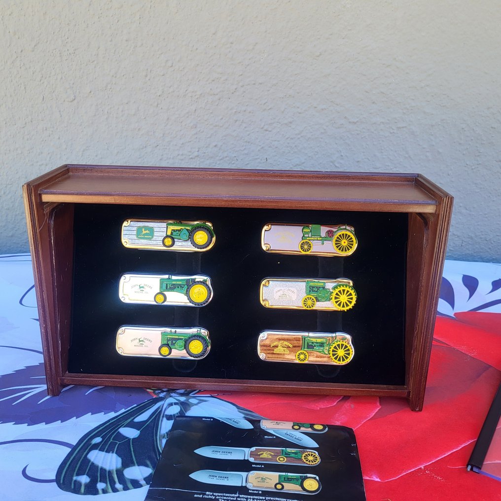 Franklin mint - 袖珍小刀 (6) 包豪斯 - Franklin Mint 6 约翰迪尔 #1.0